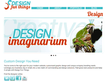 Tablet Screenshot of designfunthings.com